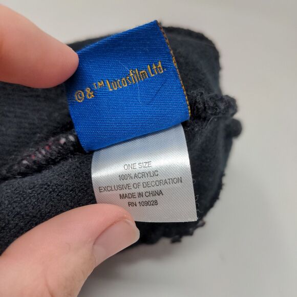 Star Wars Men's Knit Beanie Hat Cap Black Red One Size Acrylic - Picture 16 of 16